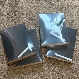 Set of Four Chalkboard Signs 8x6 NEW